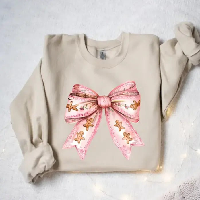 Coquette Christmas Sweatshirt, Bow Coquette Shirt, Cute Womens Christmas Shirt, Christmas Crewneck, Holiday Shirt, Retro Christmas, Christmas Gift Holiday Sweatshirt, Christmas T- Shirt, Christmas Clothes, Christmas Vibes, Christmas Season