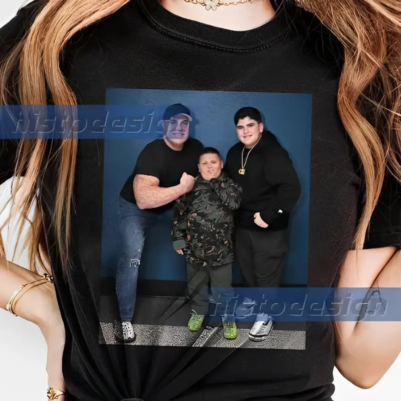 Costco guys Jimmy Fallon Rizzler T-shirts V2 - Meme T-Shirt, Crew Neck, Slight Stretch, Breathable & Wear-Resistant, All-Season Short Sleeve Tee, Perfect for Outdoor & Daily Fashion