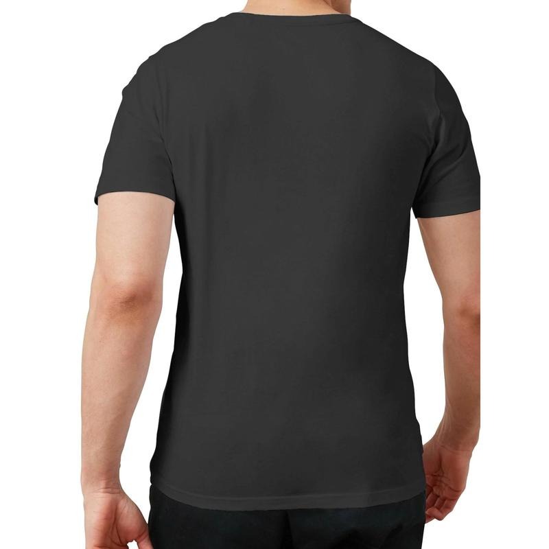 Cotton Casual T-Shirt with Corn Dog Graphic Print - Knit Fabric, Comfort Fit, Short Sleeve Crew Neck for All Seasons, Hot Stamped Casual Weekend Wear, Adult - Black Made in USA