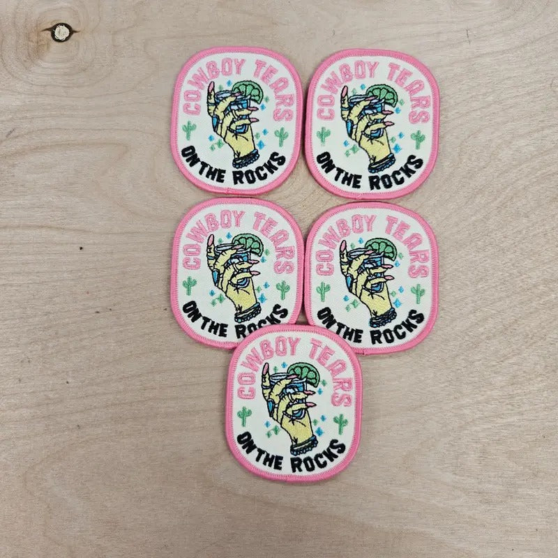 Cowboy Tears Hat Patch (1 Patch)