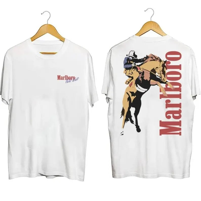 Cowboy Wild West Shirt, Marlb0r0, Country Music Shirt, Cowboy Killer Shirt, Boho Shirt, Cowboy Rodeo Tshirt, Country...