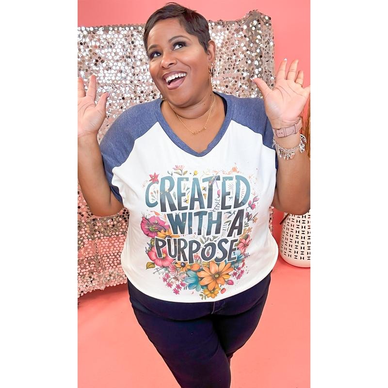 Created with a Purpose V-Neck