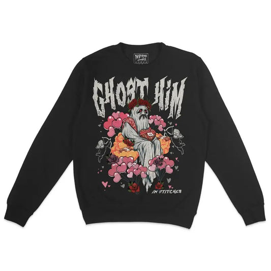 Crewneck Sweatshirt - Ghost Him for Valentines Day, Unisex, Sweater