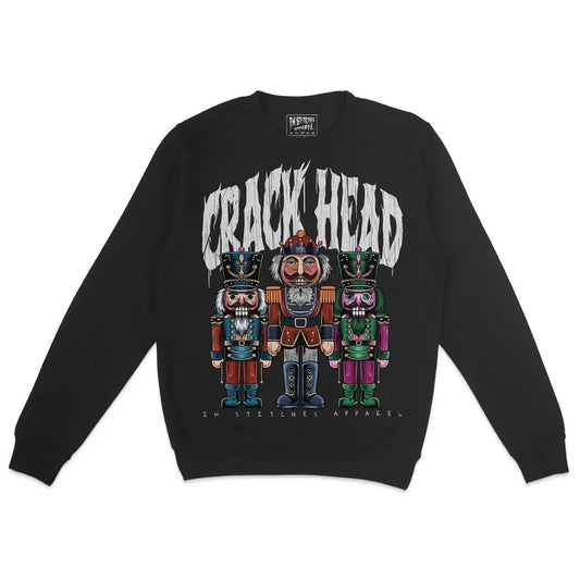 Crewneck Sweatshirt - Nutcracker, Holiday Wear, Unisex, Long Sleeve, Nut Cracker