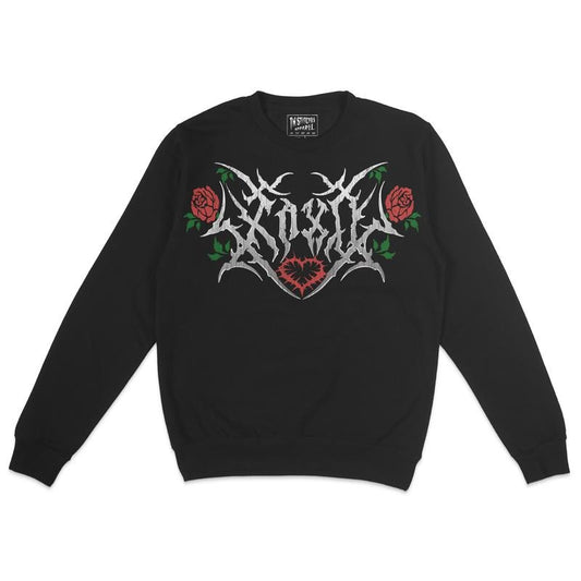 Crewneck Sweatshirt -XOXO Metal Valentines Day, Unisex, Sweater, Dark Romance, Smut, Booktok