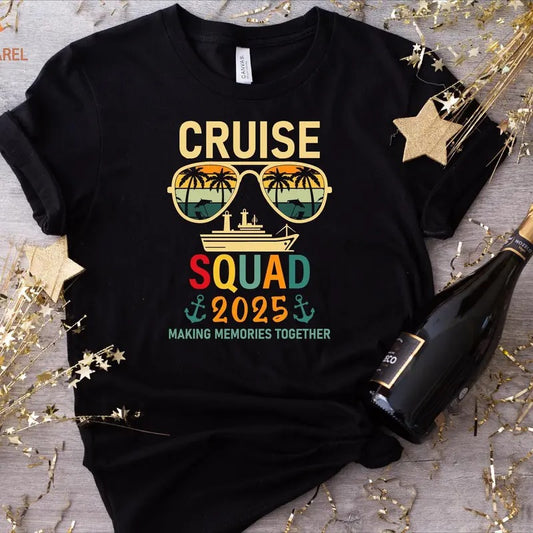 Cruise Squad Shirts Family Cruise Tee Family Trip 2025 Family Cruise Tee Friends Cruise Shirts Family Matching Shirtcruise Squad Shirt Cotton Womenswear