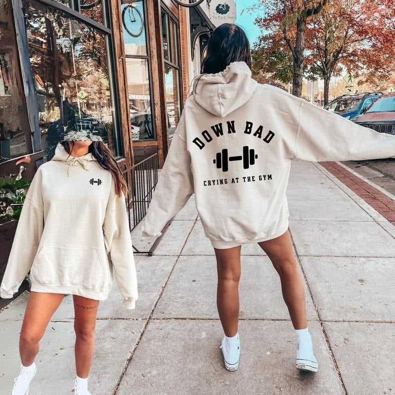 Crying at the Gym, Down Bad, Down Bad Shirt, Pump Cover Cotton Polyester