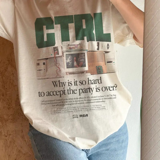 Ctrl SZA Vintage Tee Shirt, Sza Ctrl Album T-Shirt, Sza Graphic Tee Shirt, Vintage Sza Album Sweatshirt, Sza Concert T-Shirt, Sza Hip Hop Tee, SZA Good Days T-Shirt, Vintage Ctrl Sza Sweater, Best Gift For Sza Fans