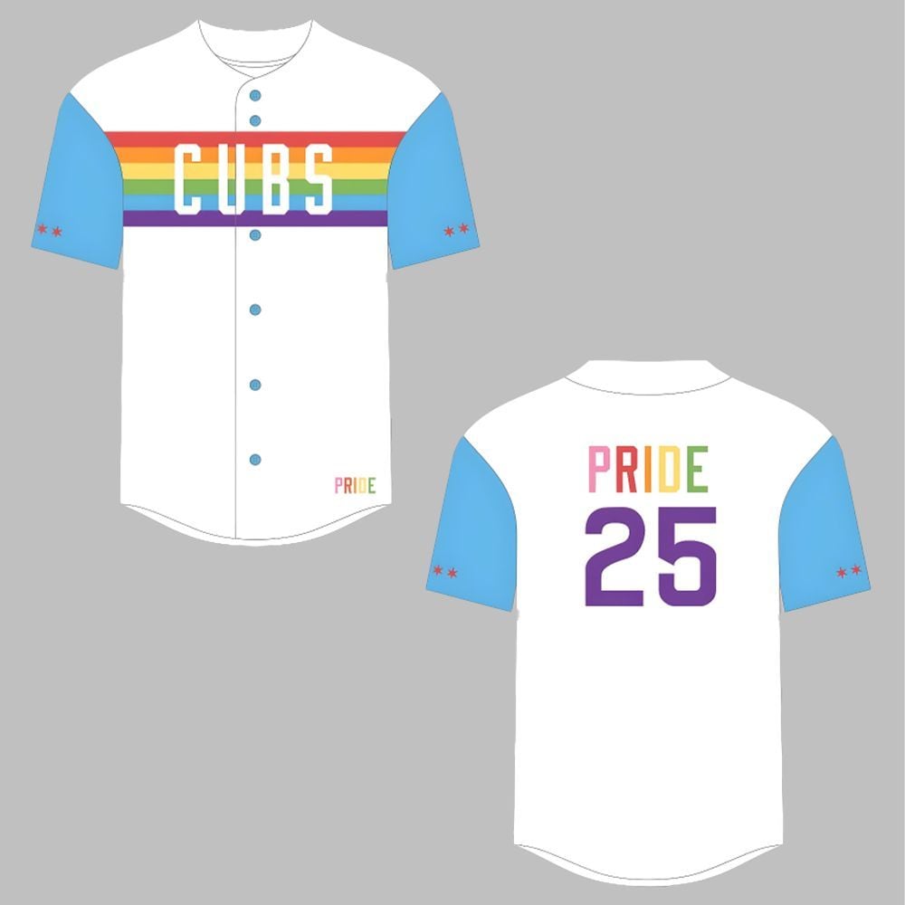 Cubs Pride Celebration Jersey Giveaway 2025 - Grishko.com