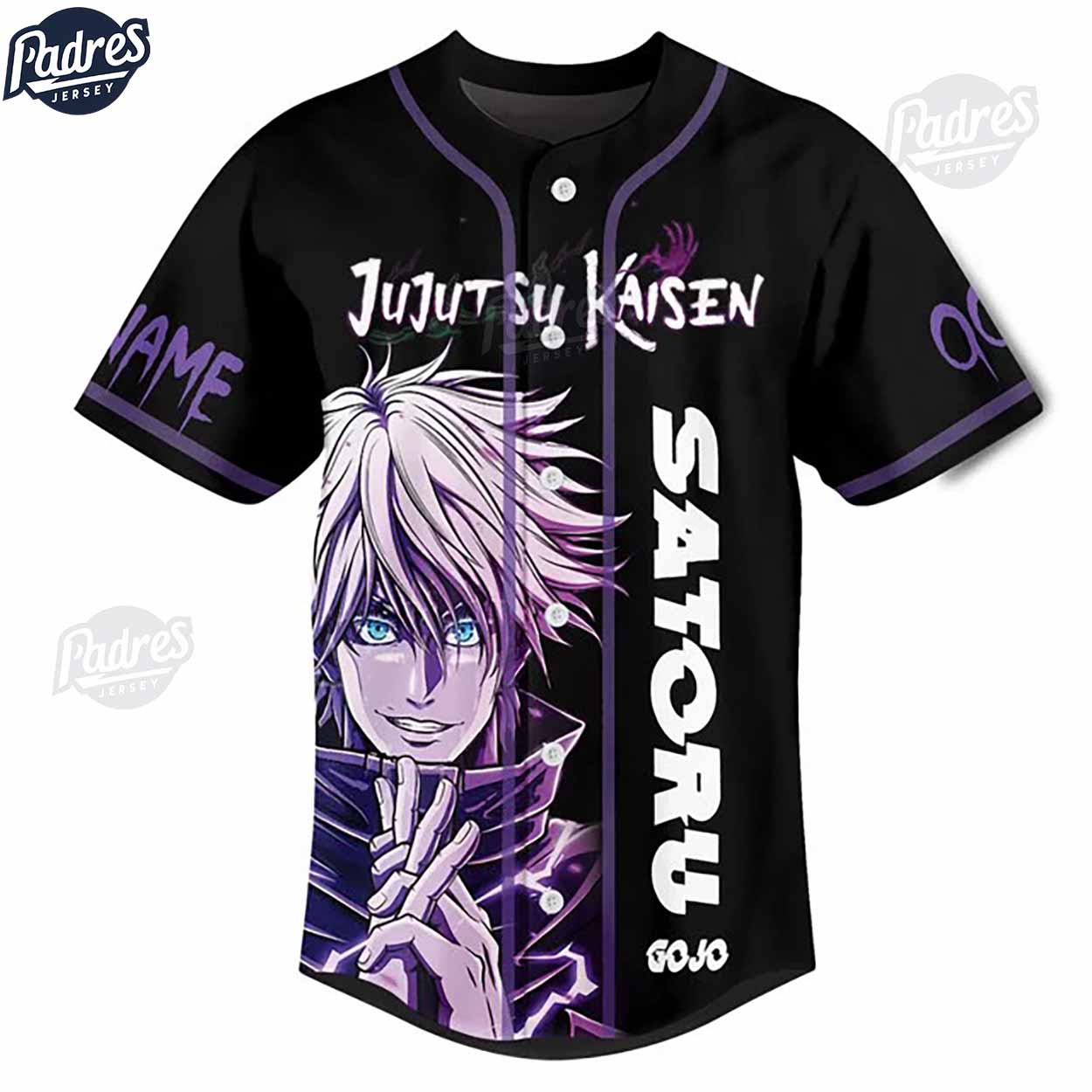Custom Anime Jujutsu Kaisen Baseball Jersey - Padres Jersey Oasis: Elevate Your Baseball Style Game