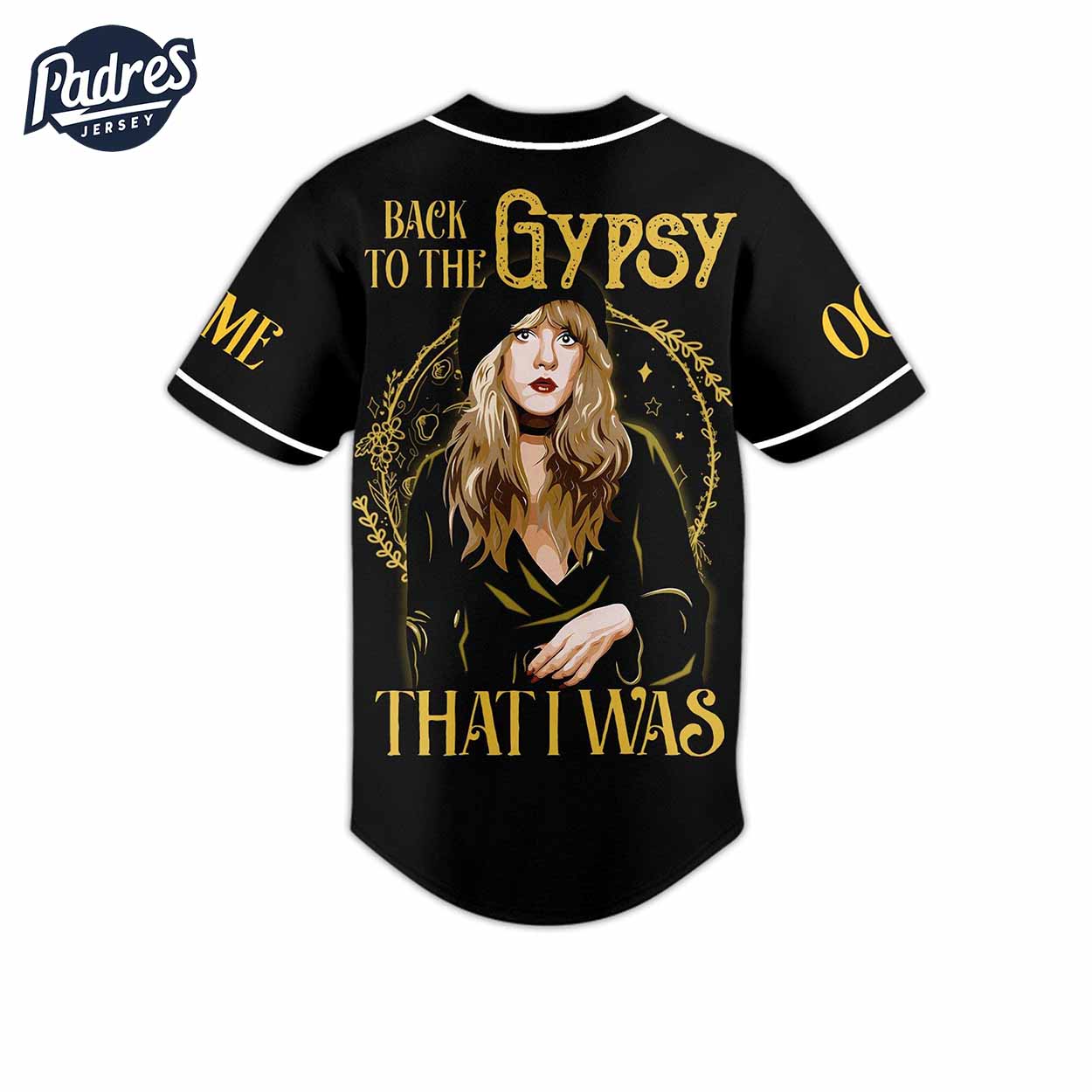 Custom Back To Gypsy That I Was Stevie Nicks Baseball Jersey - Padres Jersey Oasis: Elevate Your Baseball Style Game