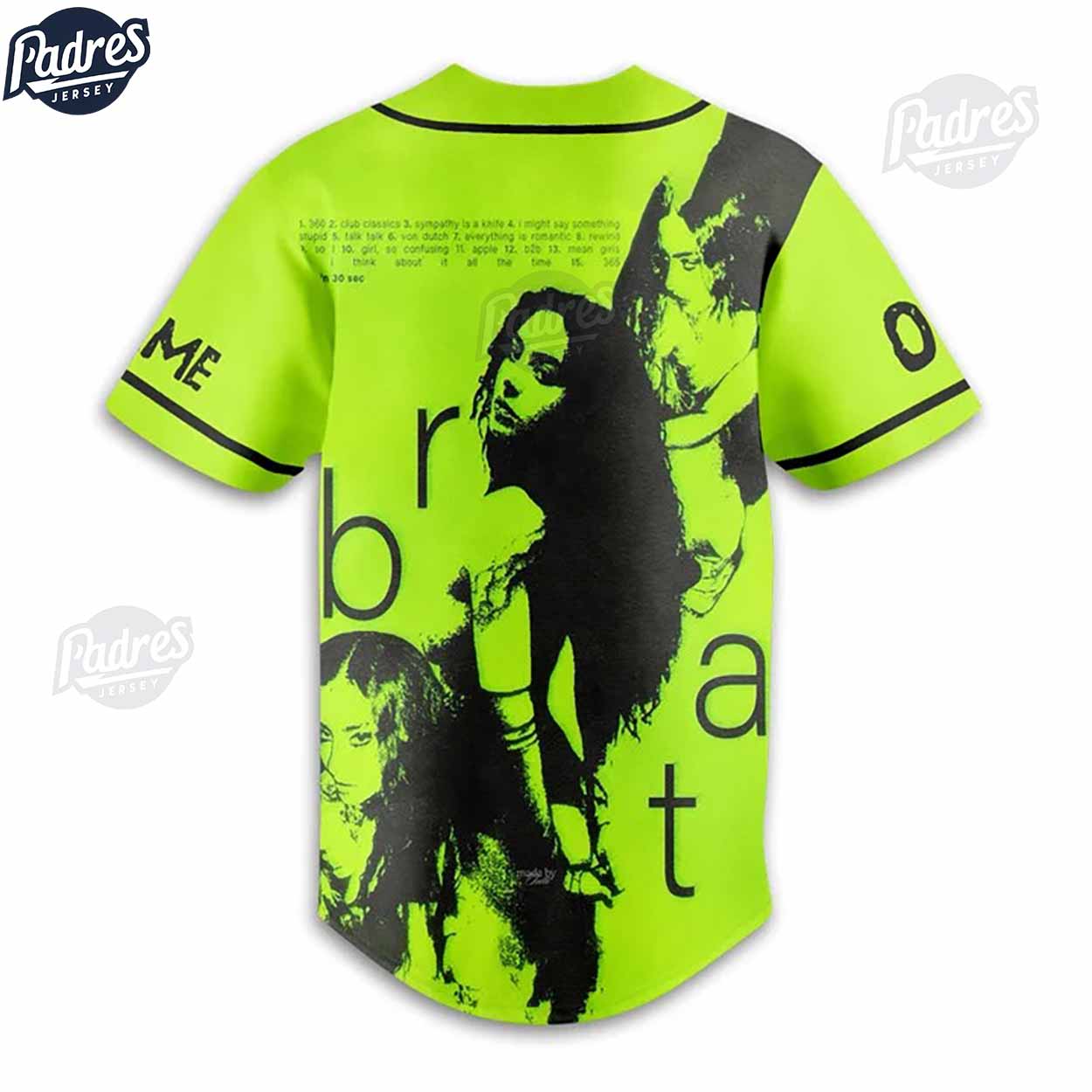 Custom Charli XCX Baseball Jersey - Padres Jersey Oasis: Elevate Your Baseball Style Game