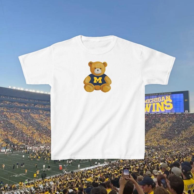 Custom College Baby Tee, University of State Merch, Trendy Game Day Outfit, Football Sports Outfit, Graduation Teen Girl Gifts, Personalized