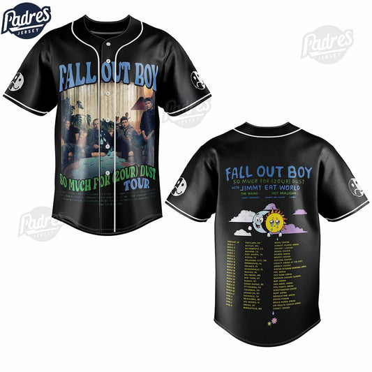 Custom Fall Out Boy 2024 Tour Baseball Jersey - Padres Jersey Oasis: Elevate Your Baseball Style Game