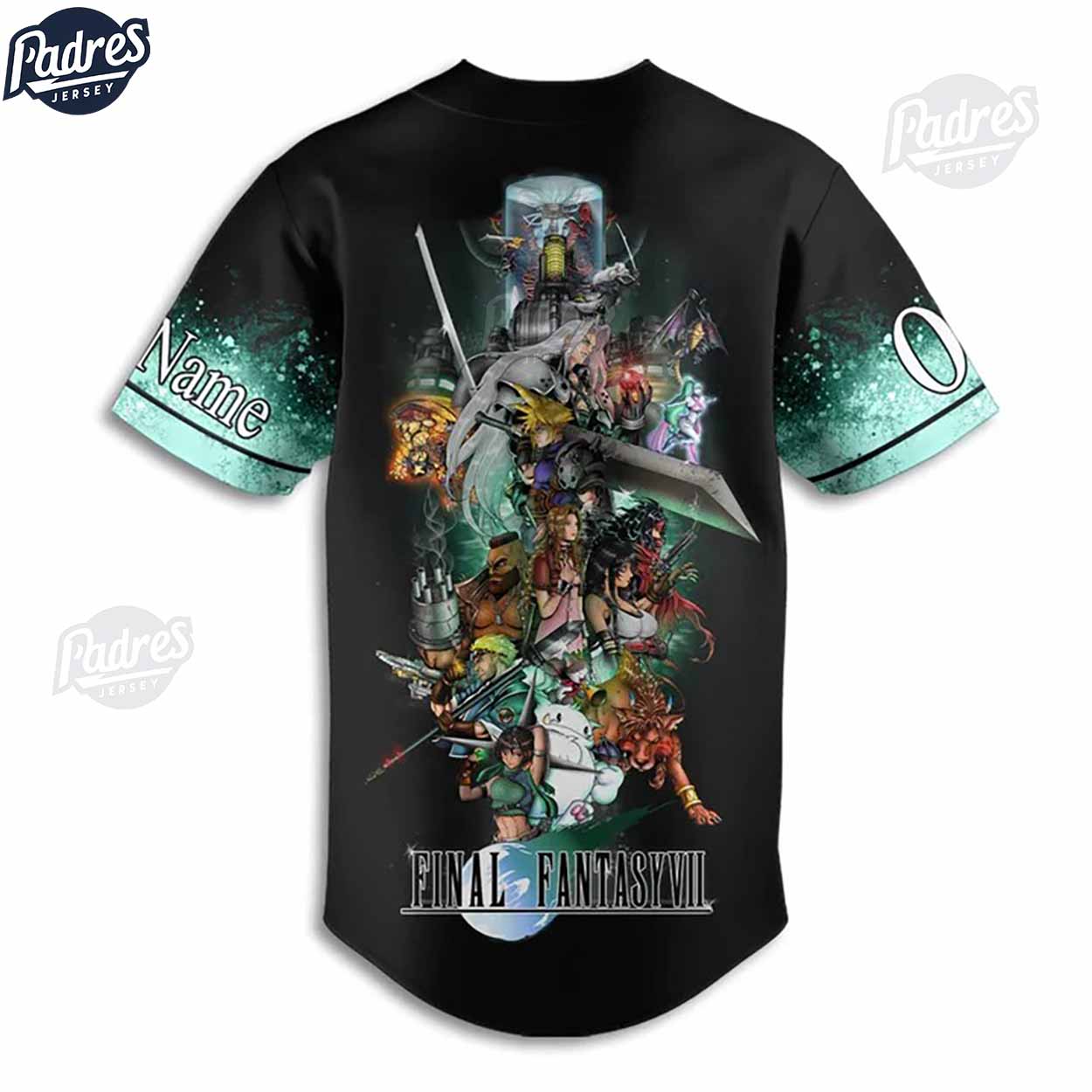 Custom Final Fantasy VII Baseball Jersey - Padres Jersey Oasis: Elevate Your Baseball Style Game