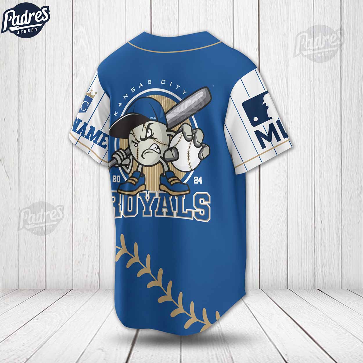 Custom MLB Baseball Kansas City Royals Baseball Jersey - Padres Jersey Oasis: Elevate Your Baseball Style Game