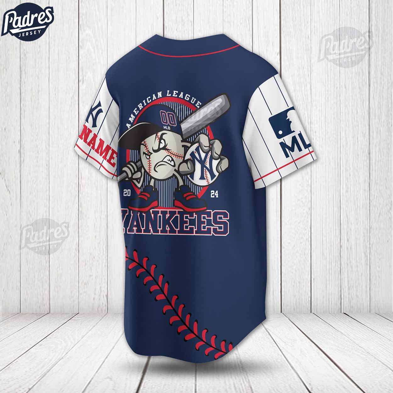 Custom MLB New York Yankees Uniform Baseball Jersey - Padres Jersey Oasis: Elevate Your Baseball Style Game... (Image 3)