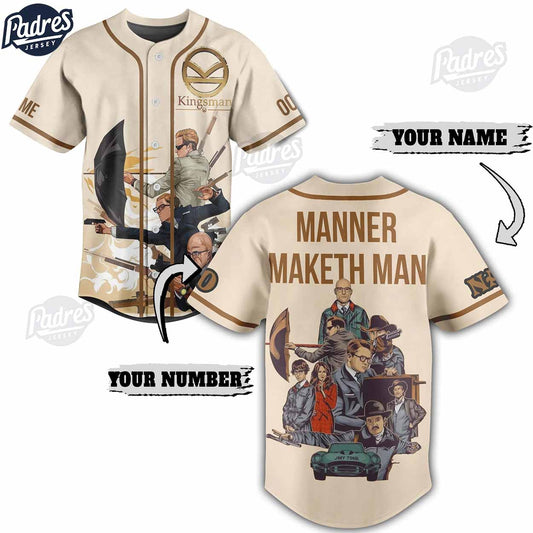 Custom Movie Kingsman Baseball Jersey - Padres Jersey Oasis: Elevate Your Baseball Style Game