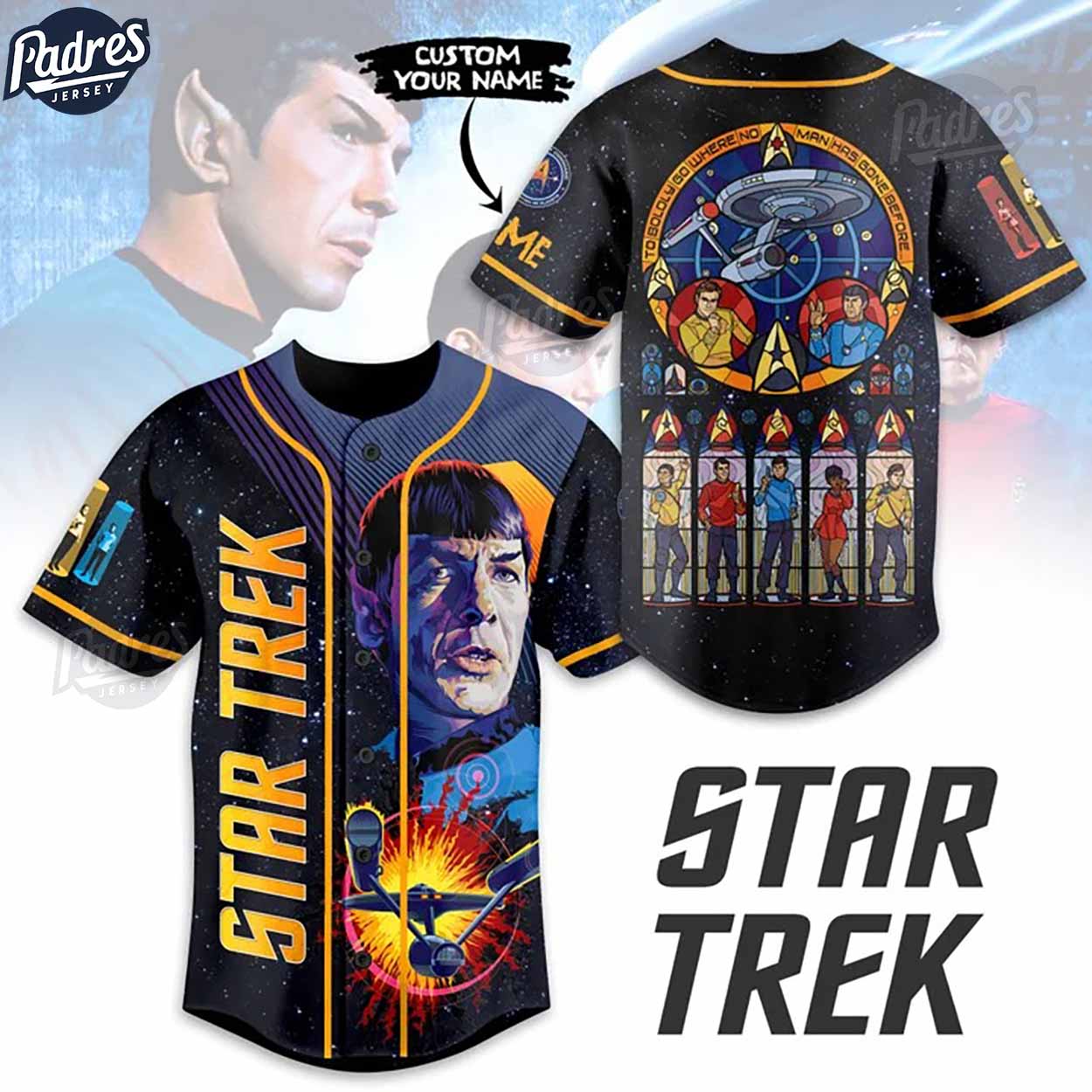 Custom Movie Star Trek Baseball Jersey Gift - Padres Jersey Oasis: Elevate Your Baseball Style Game