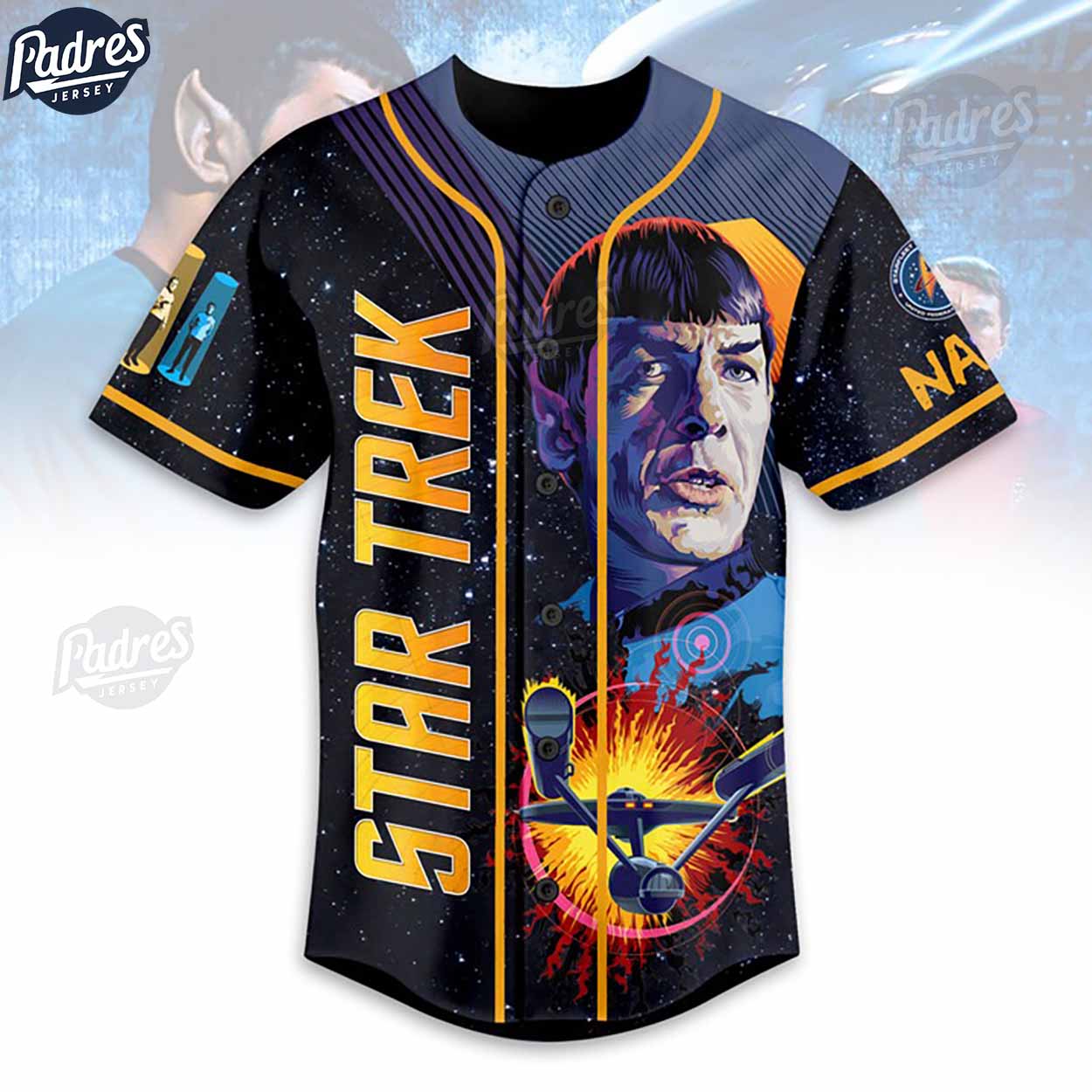 Custom Movie Star Trek Baseball Jersey Gift - Padres Jersey Oasis: Elevate Your Baseball Style Game