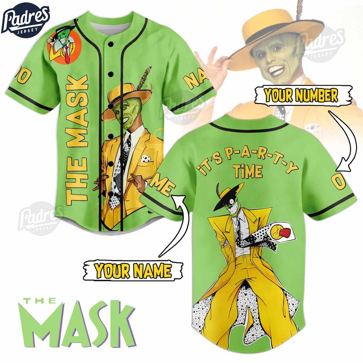 Custom Movie The Mask Baseball Jersey - Padres Jersey Oasis: Elevate Your Baseball Style Game