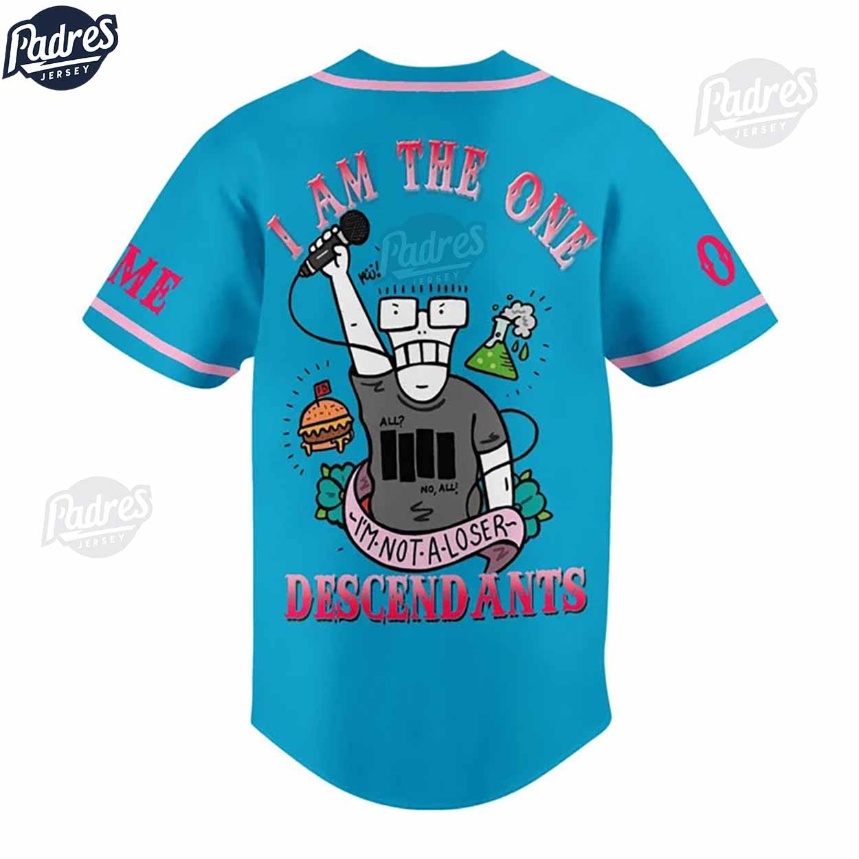 Custom Music Descendents Im The One Baseball Jersey - Padres Jersey Oasis: Elevate Your Baseball Style Game