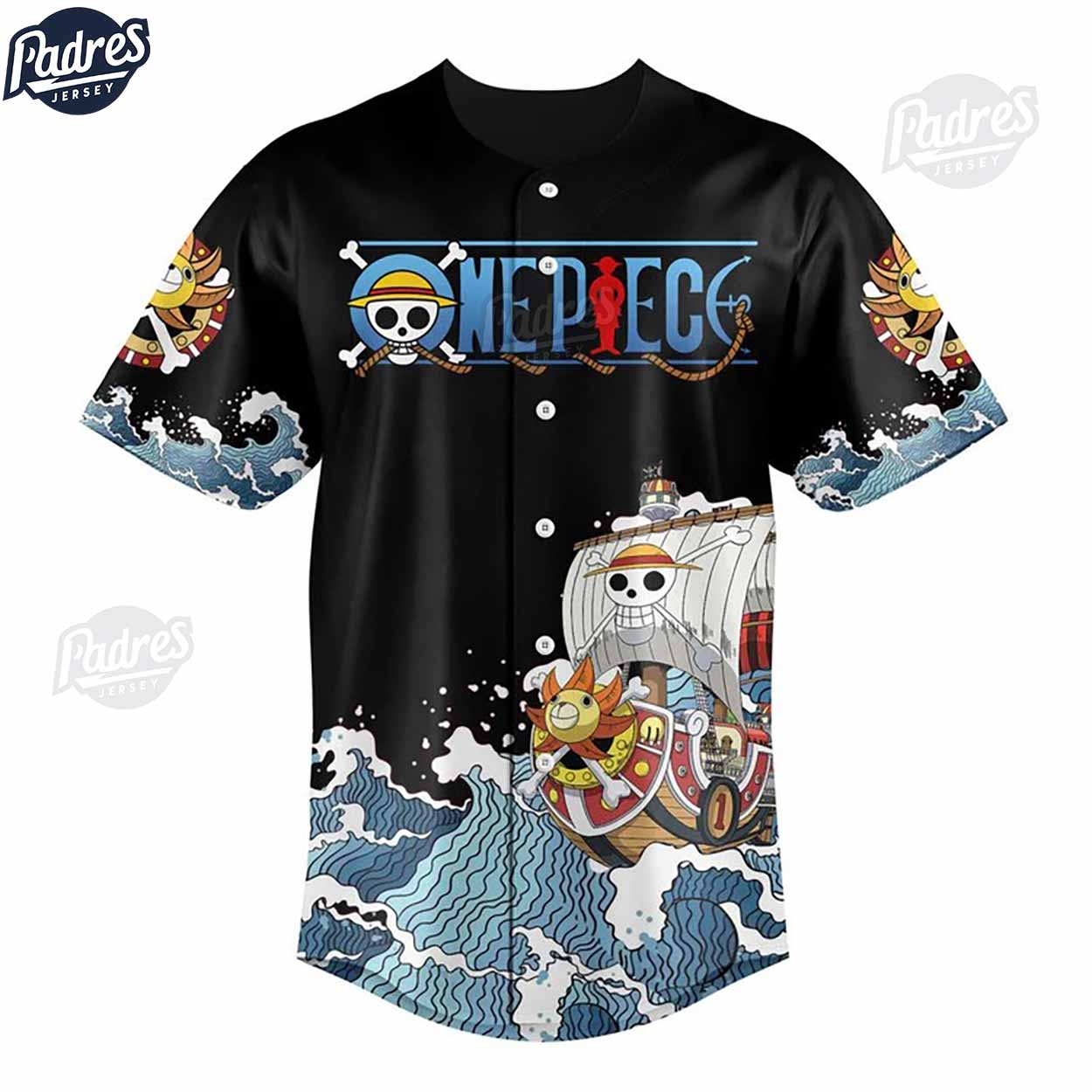 Custom One Piece Thousand Sunny Flying Baseball Jersey - Padres Jersey Oasis: Elevate Your Baseball Style Game