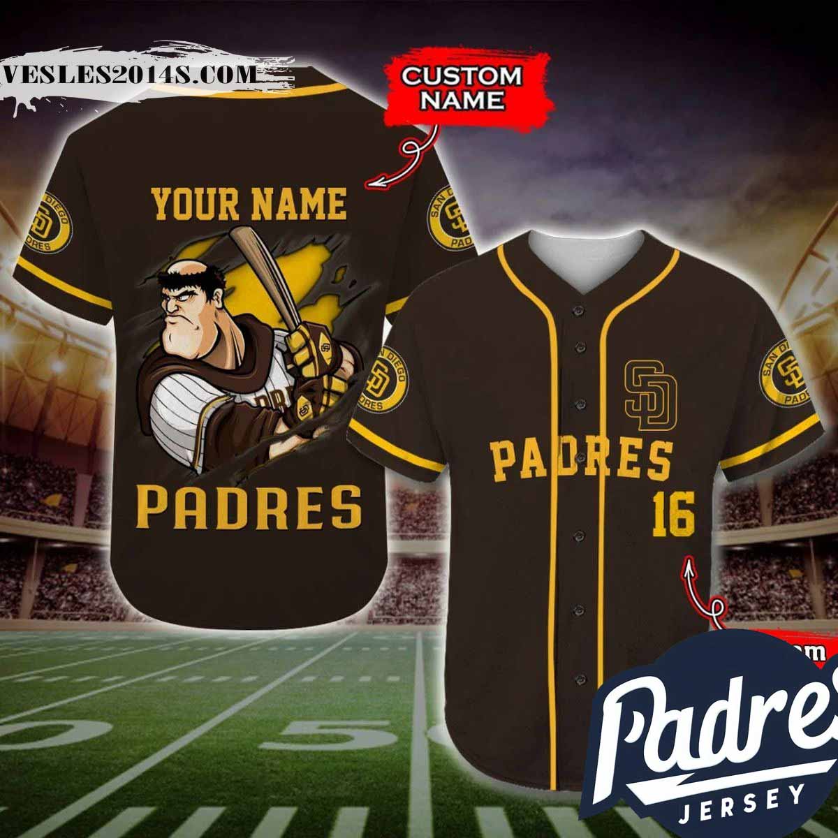 Custom San Diego Padres Jersey Brown Baseball Jersey - Padres Jersey Oasis: Elevate Your Baseball Style Game