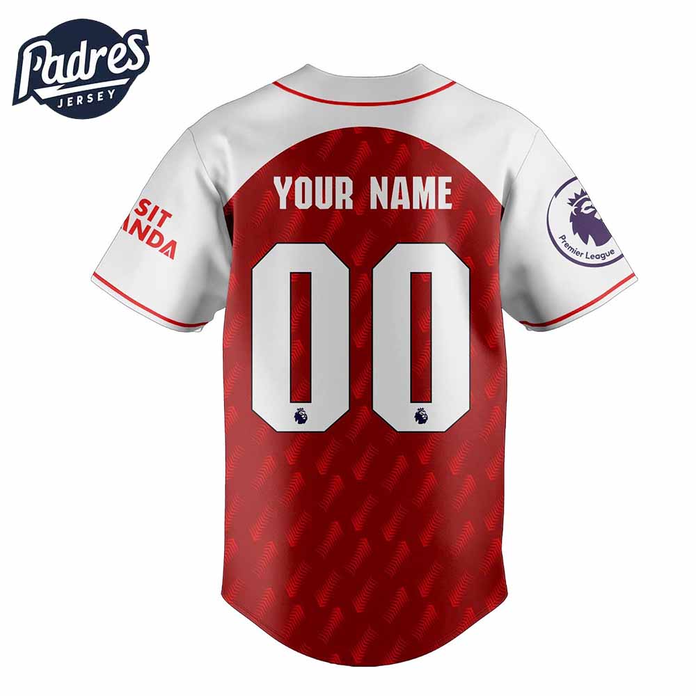 Custom Football Team Arsenal Baseball Jersey - Padres Jersey Oasis: Elevate Your Baseball Style Game T-Shirts,... (Image 3)