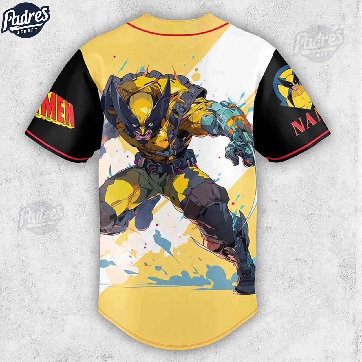 Custom X-Men 97 Wolverine Baseball Jersey - Padres Jersey Oasis: Elevate Your Baseball Style Game