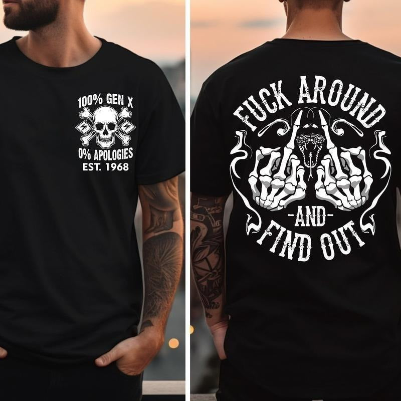 Custom Year Fuck Around And Find Out T-shirt Skeleton Heart Sweasthirt Skeleton Fuck Hoodie Adult Humor Shirt Double Sided Humor Shirt T-shirt, sweater and Hoodie