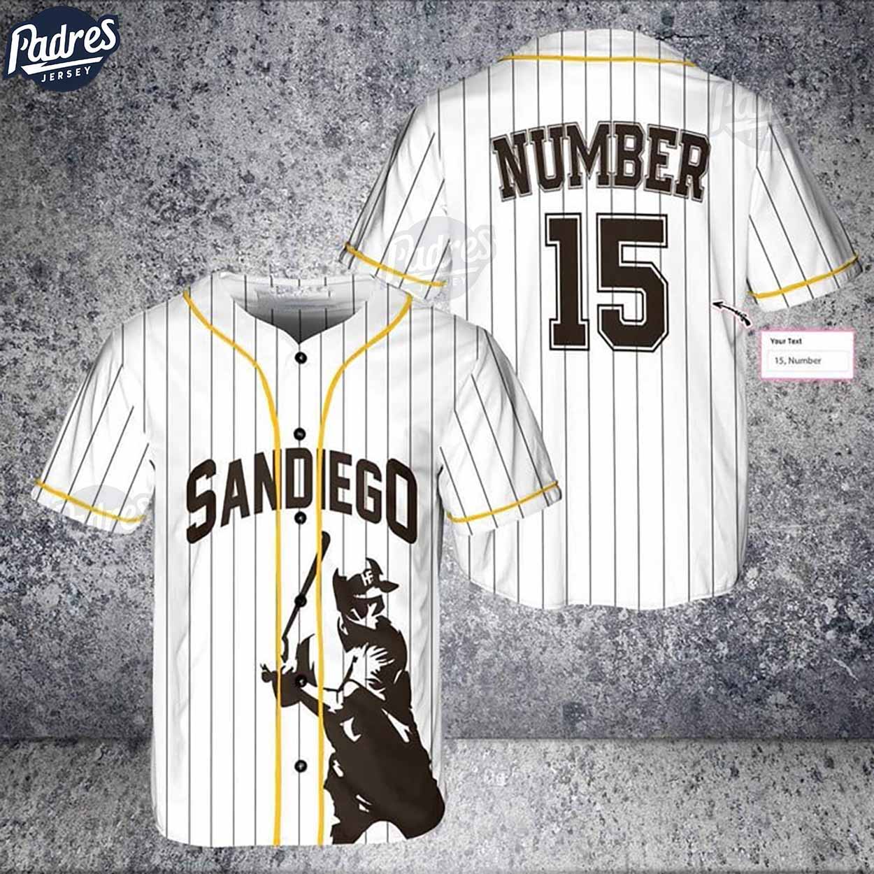 Customized San Diego Baseball Jersey - Padres Jersey Oasis: Elevate Your Baseball Style Game