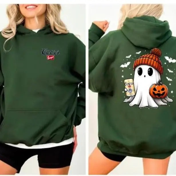 Cute Ghost on Halloween, Halloween shirt , Halloween Gift, Holliday Gift, Hoodie & Sweater, Perfect Gift, Favorite Drink, Favorite Beer T-shirt, sweater and Hoodie