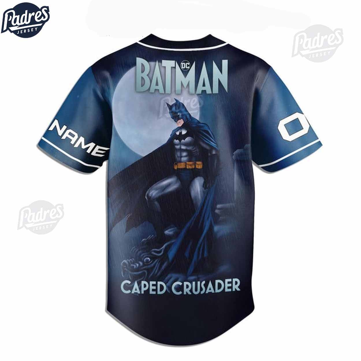 DC Comics The Caped Crusader Batman Baseball Jersey Custom - Padres Jersey Oasis: Elevate Your Baseball Style Game
