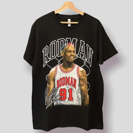 "DENNIS RODMAN" Vintage Style Tee - Brand New - Top, Menswear