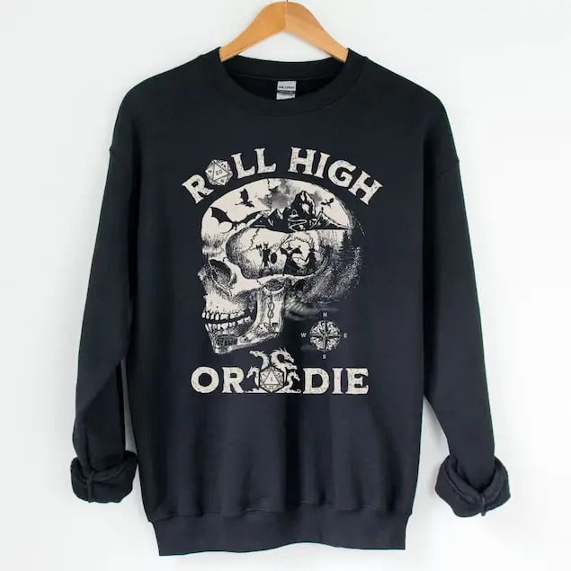 DND SWEATSHIRT, Dungeons and Dragons sweatshirt, D&D sweater, Dnd sweatshirt men, Dungeon Master sweatshirt, Dm Sweatshirtstyle{n002}2