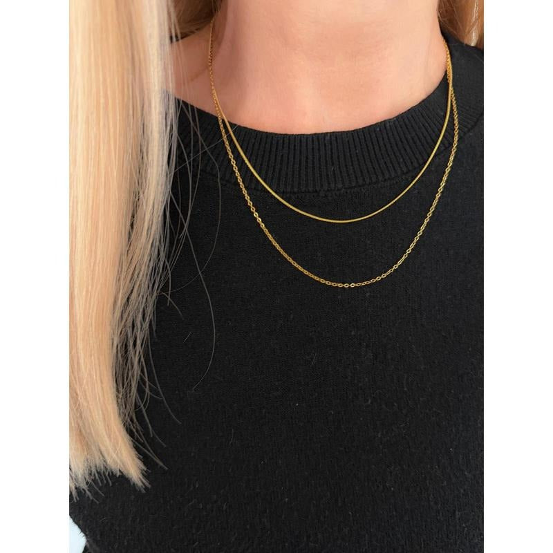 DOUBLE LAYERED NECKLACE