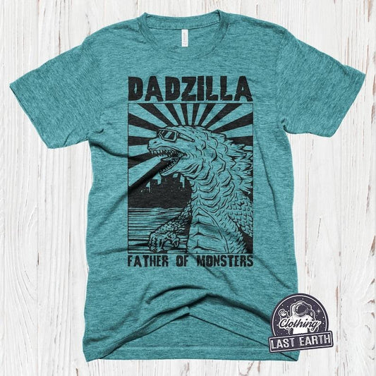Dadzilla T-Shirt Father Day Gifts for Dad Funny Papa Tshirt Cool Daddy Dinosaur Tee style 02