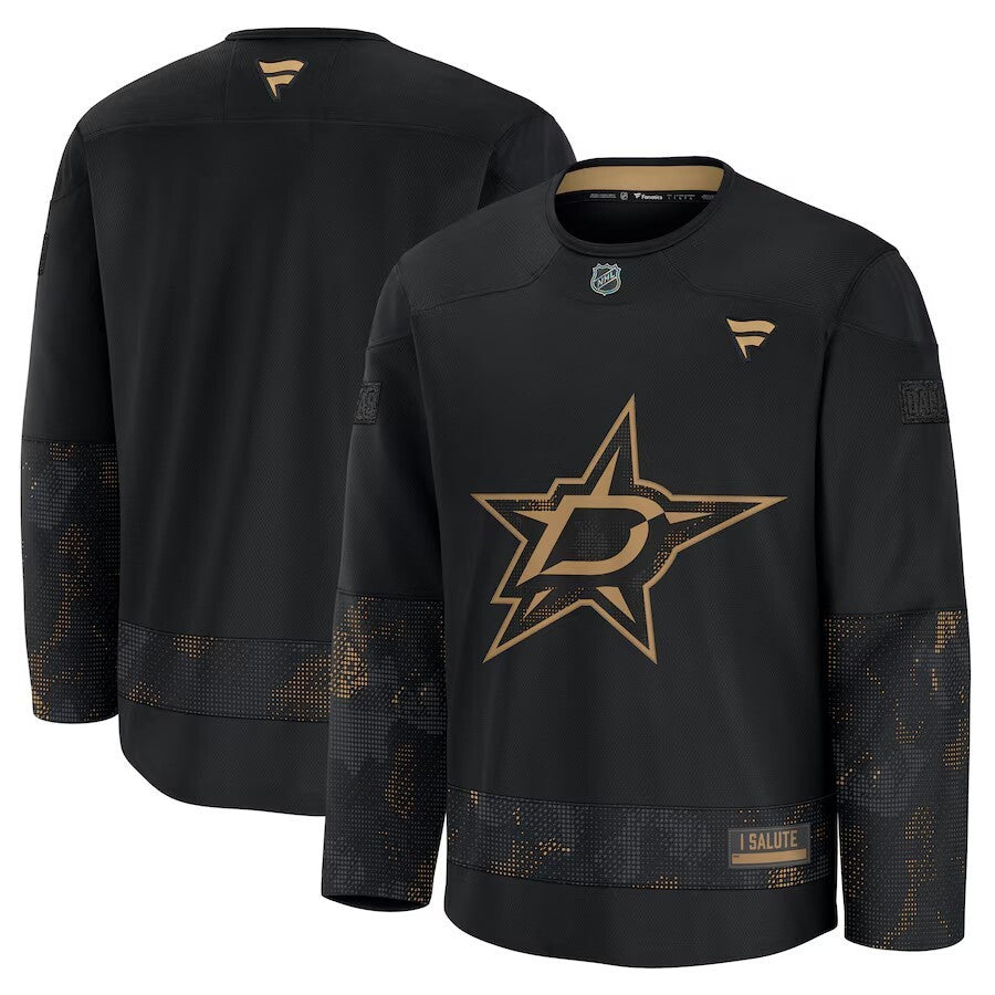 Dallas Stars 2024 Military Appreciation Practice Jersey - Black