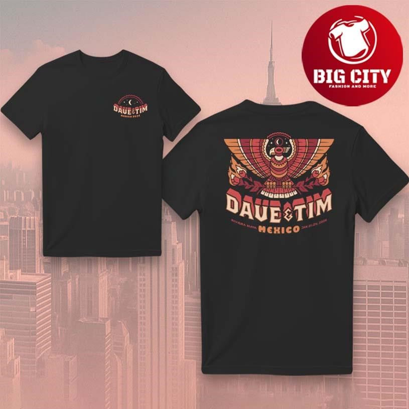 Dave & Tim Riviera Maya Mexico 2026 Eagle Two Sided Shirt