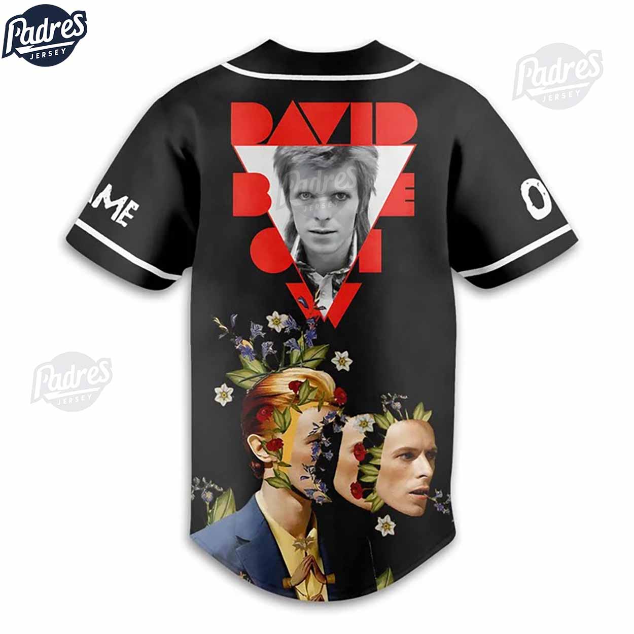 David Bowie Baseball Jersey Outfit - Custom Name - Padres Jersey Oasis: Elevate Your Baseball Style Game... (Image 3)