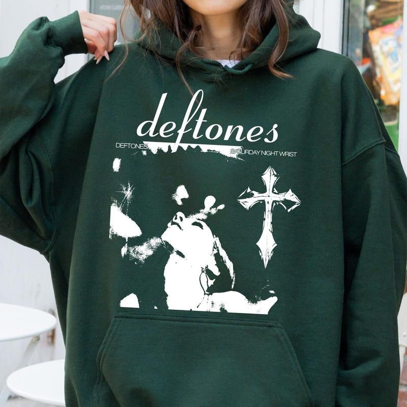 Ddeftones Vintage Graphic Tee, Nu Metal, Rock Band Merch, Rock Tour Outfit, Unisex Sweater Pullover Tee