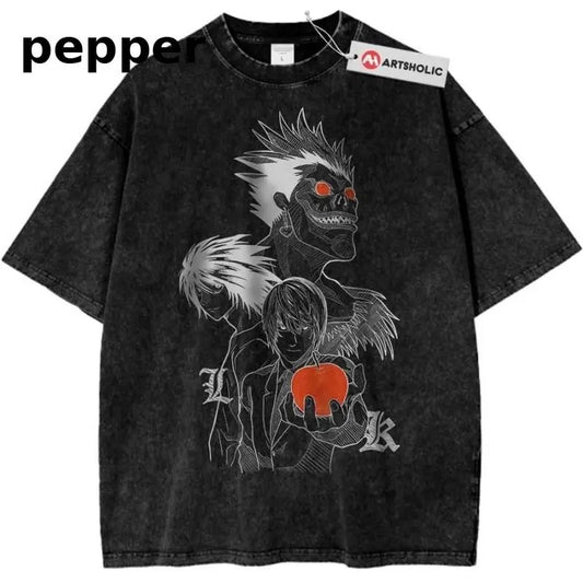 Death Note Shirt, Anime Shirt, Vintage Tee Sweatshirt, Hoodie, Comfort Colors