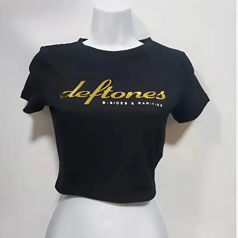 Deftones baby tee, Deftones crop top, Unisex Casual Crewneck