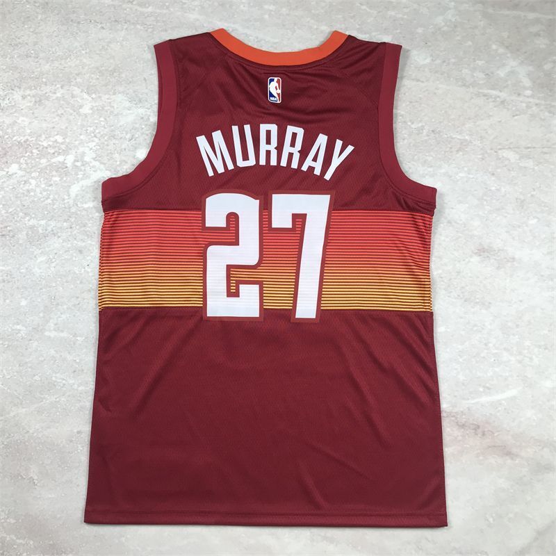 Denver Nuggets #27 Jamal Murray Hot Press Nuggets 27 Red s-xxl Style 1