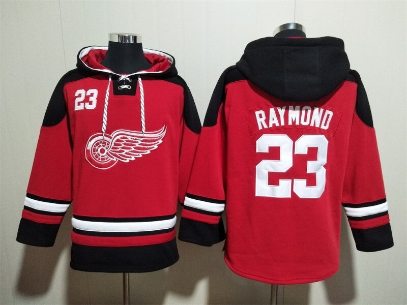 Detroit Red Wings #23 Lucas Raymond Style 3