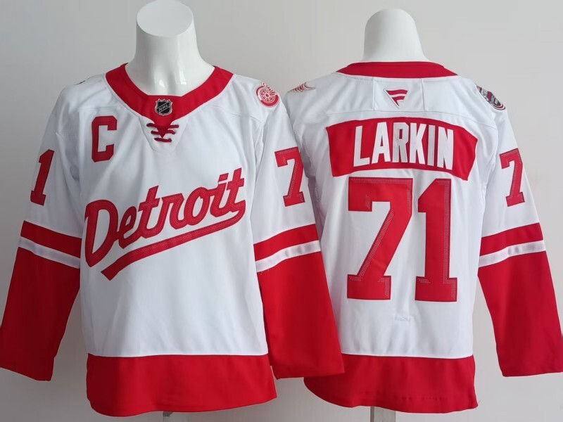 Detroit Red Wings #71 Dylan Larkin Red Wings Style 2