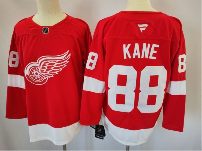 Detroit Red Wings #88 Patrick Kane Red Wings Style 1