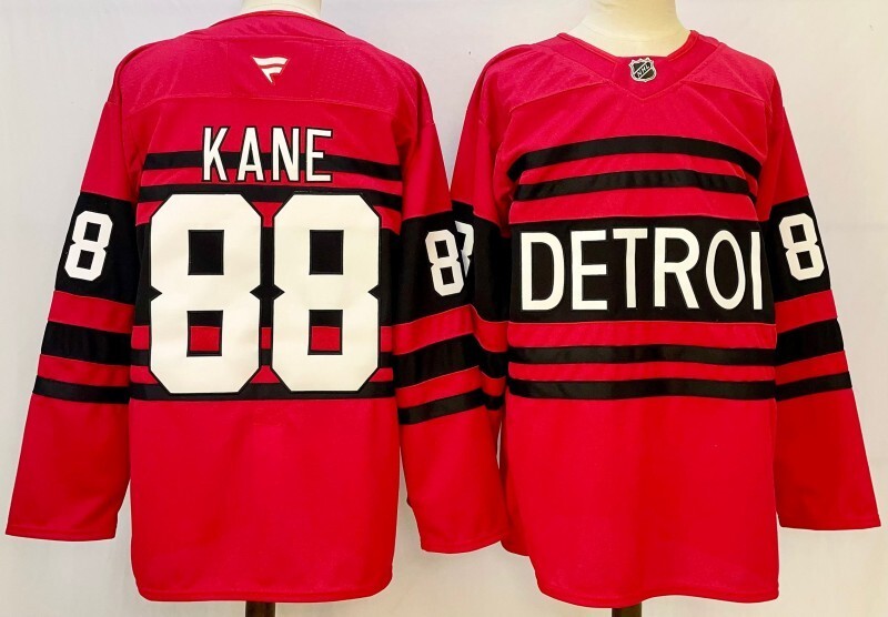 Detroit Red Wings #88 Patrick Kane Style 3