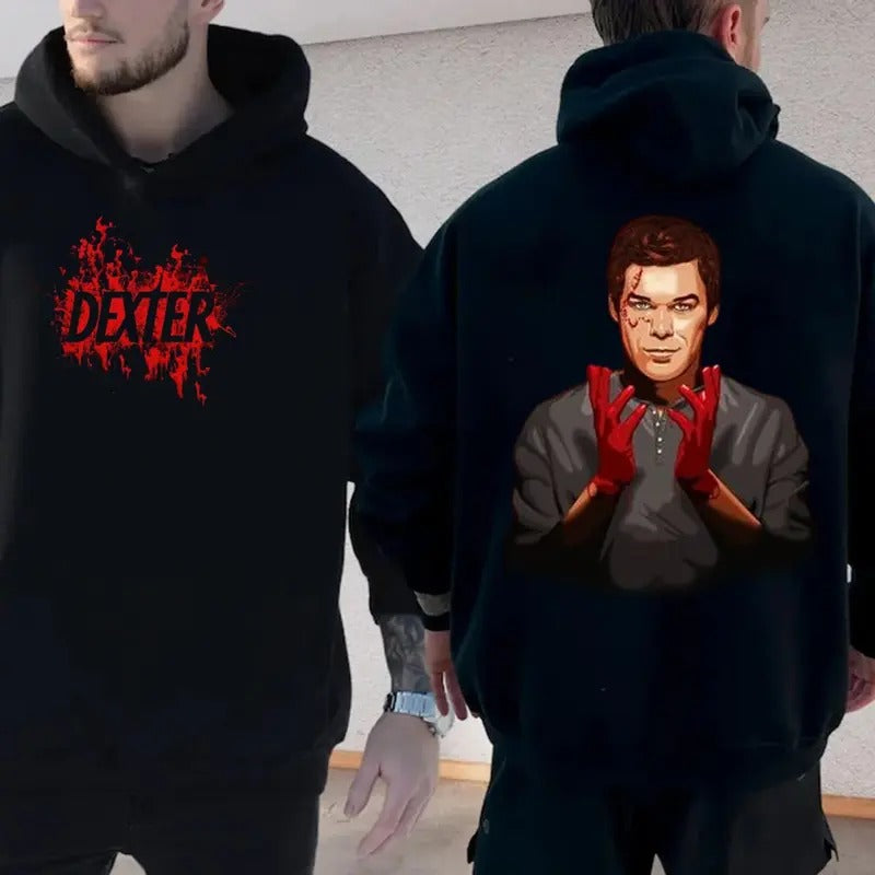 Dexter Morgan Shirt, He's Got A Way With Murder Shirt, Dexter Unisex Shirt, Hoodie, Sweatshirt, Vintage Style, Unisex Sweater Pullover Tee Fit